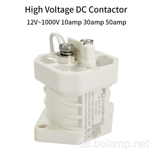 Hochspannung DC -Schütze DC1000V 30A Relais EVQ30